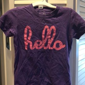 Kids hello apparel shirt